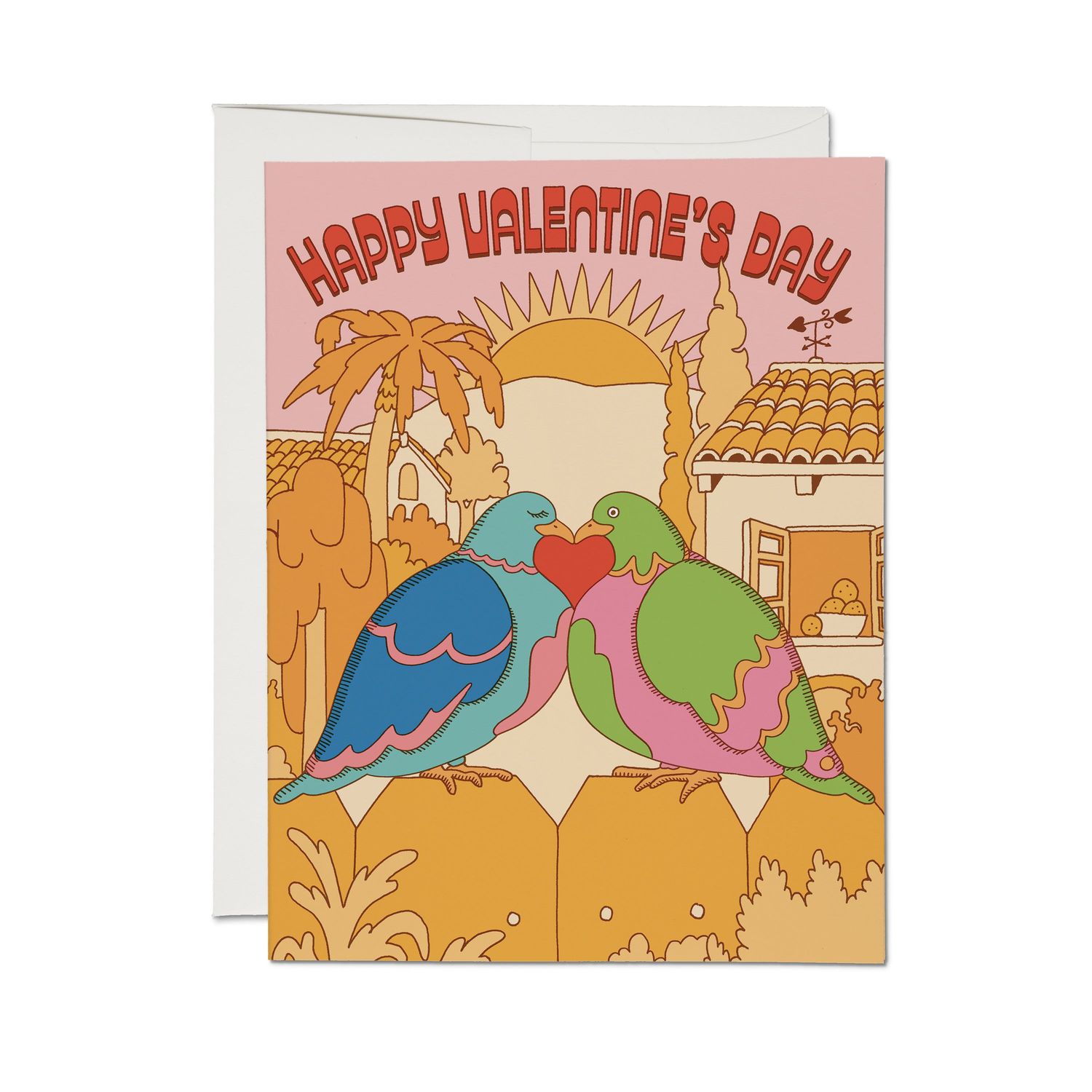 Lovebirds Greeting Card