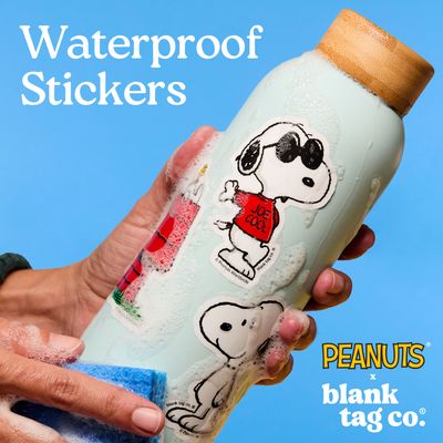 Peanuts® Waterproof Sticker - Love Balloons (Valentine's)