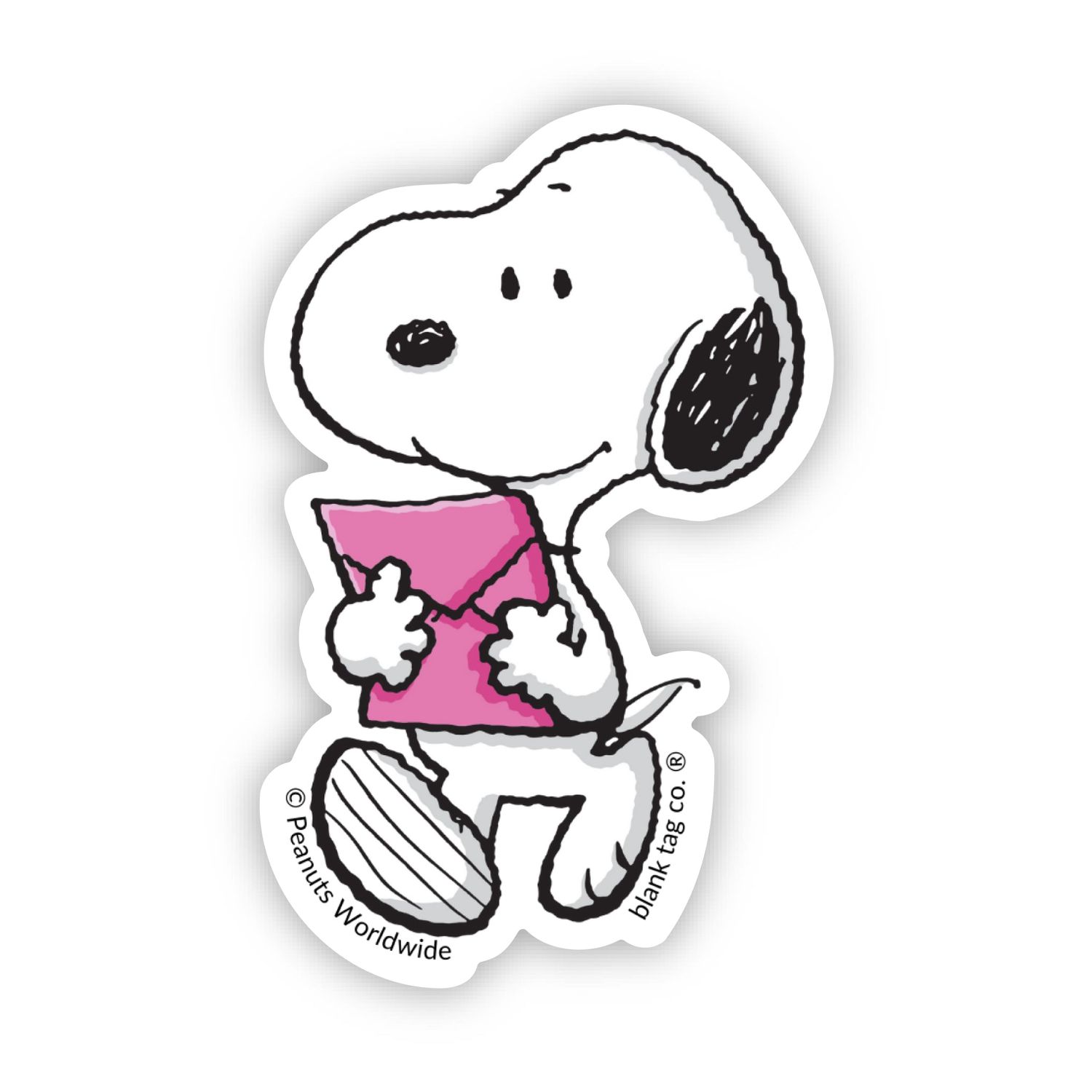 Peanuts® Waterproof Sticker - Snoopy Love Letter