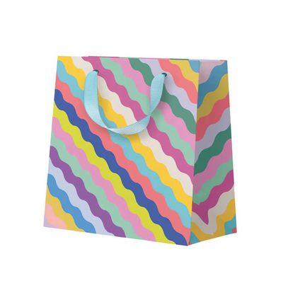 Wiggly Lines Small Gift Bag