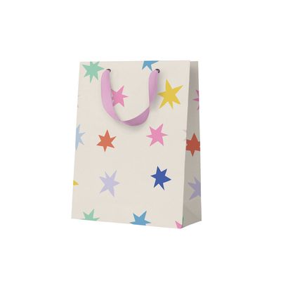 Multi Stars Medium Gift Bag