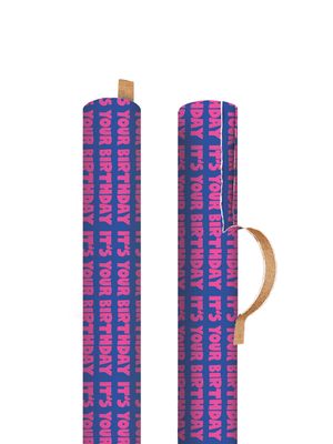 It's Your Birthday Roll Wrap