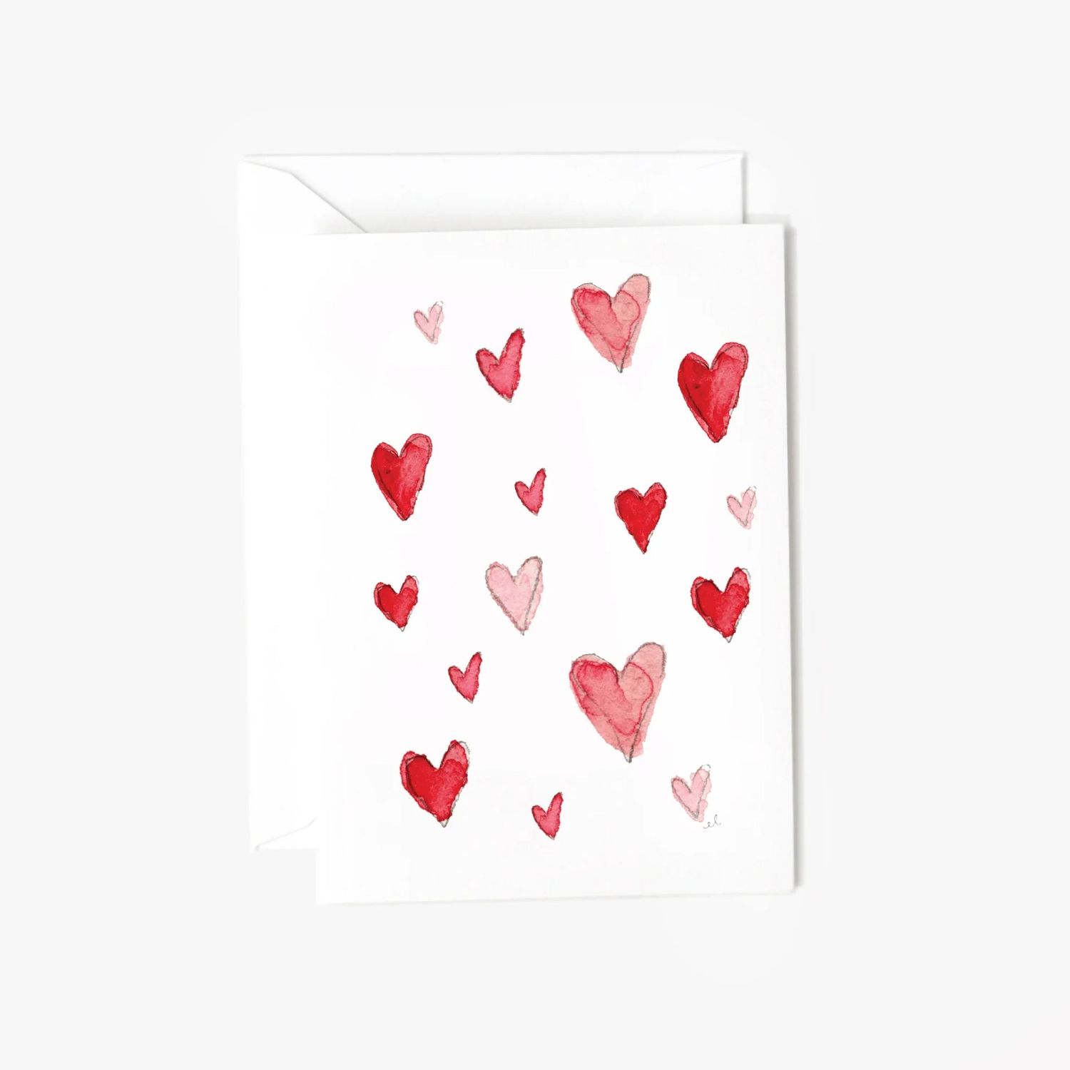 Hearts Mini Notecard