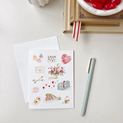 Valentine Notecards Set 8
