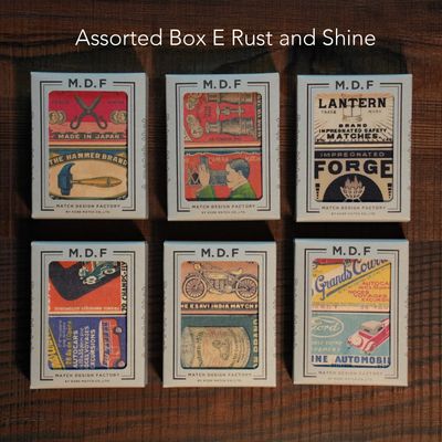 Retro Matches Rust &amp; Shine