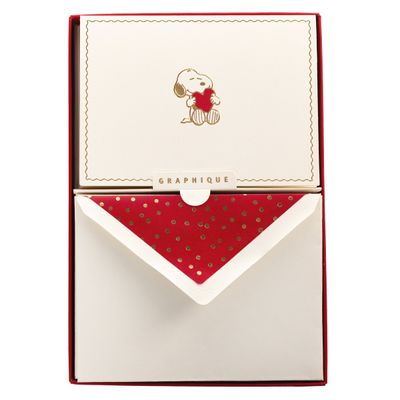 Peanuts® Heart Boxed Correspondence Notes