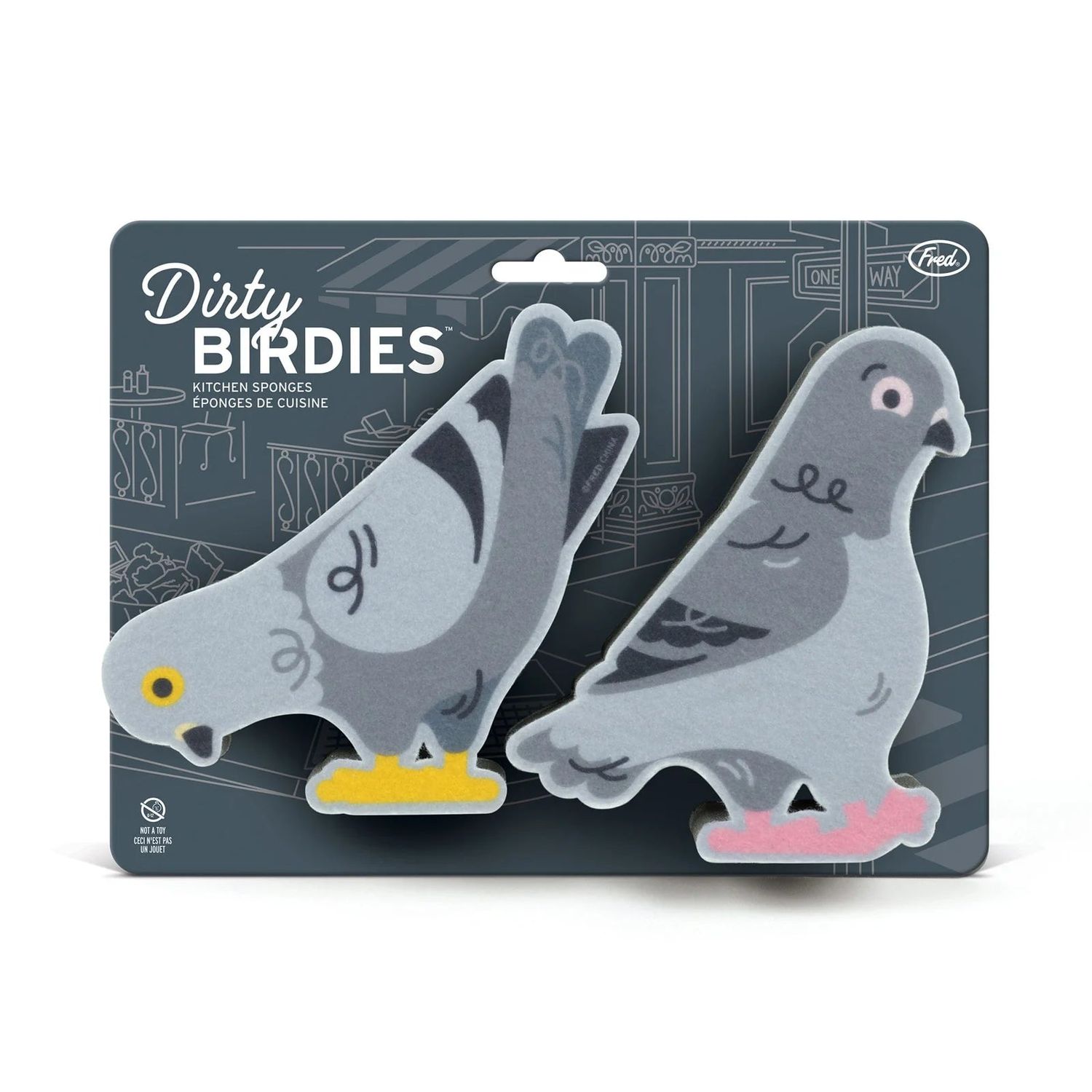 Dirty Birdies Pigeon Sponges
