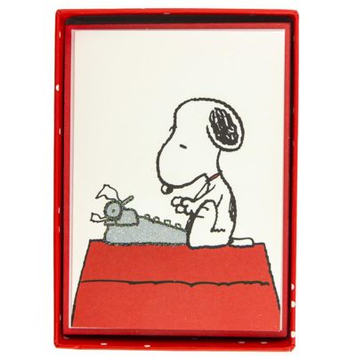 Peanuts® Typewriter Boxed Notes