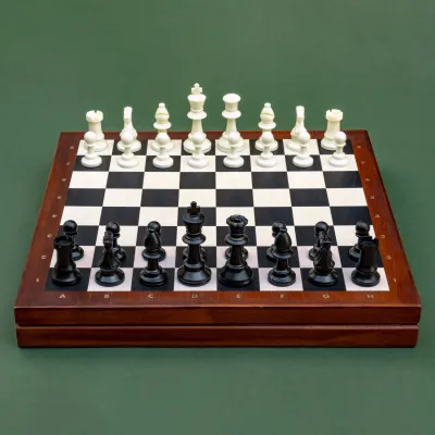 Iron &amp; Glory Chess Deluxe Wooden Game
