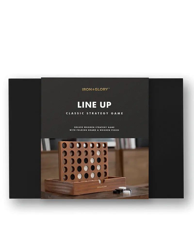 Iron &amp; Glory Connect Four Wooden Game