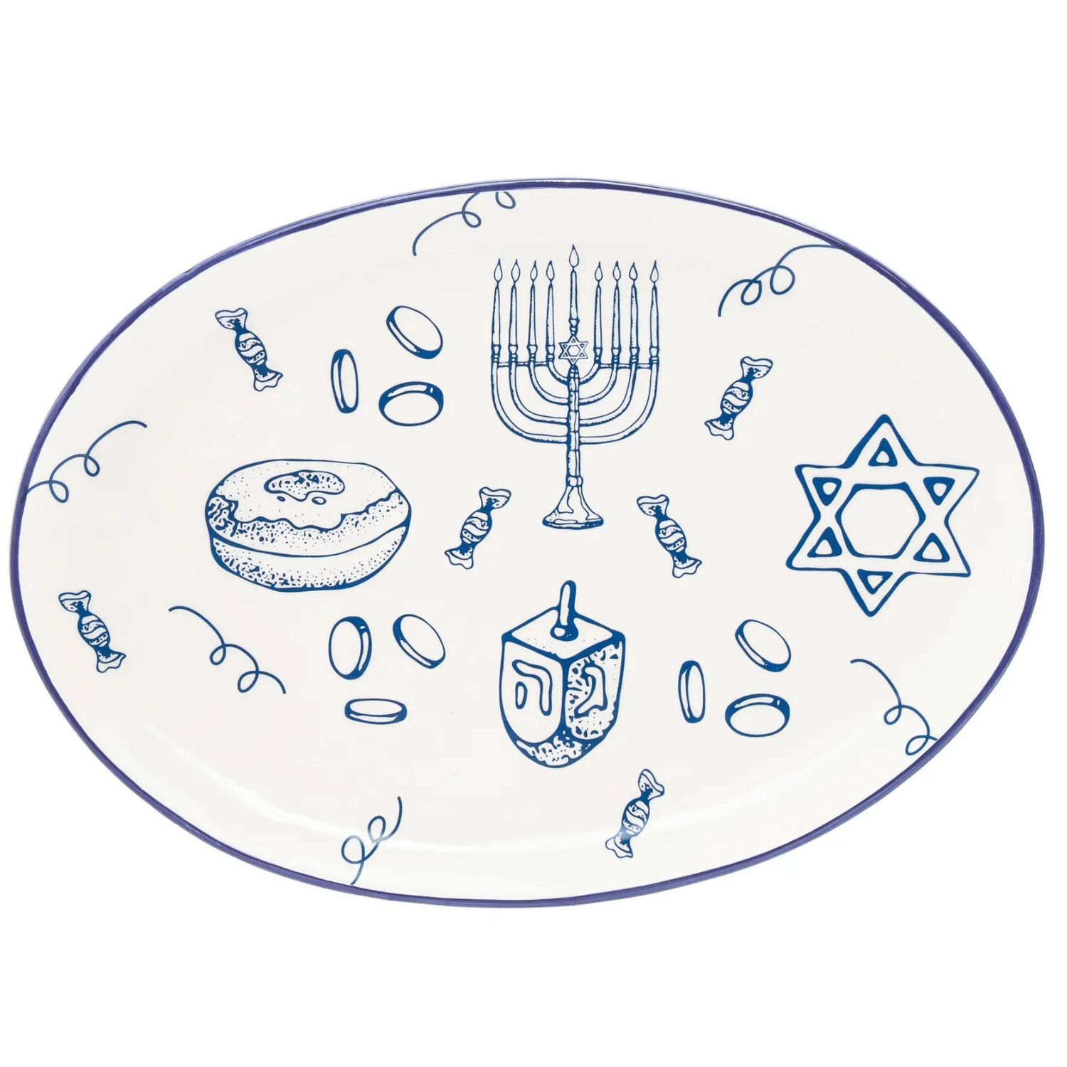 Hanukkah 16" Serving Tray