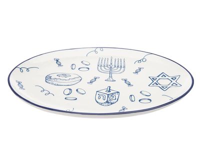 Hanukkah 16" Serving Tray