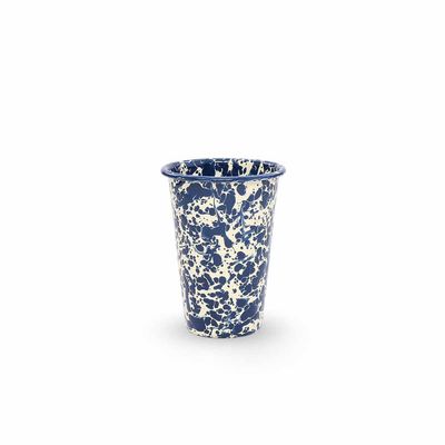Splatter 14 oz Tumbler Navy and Cream
