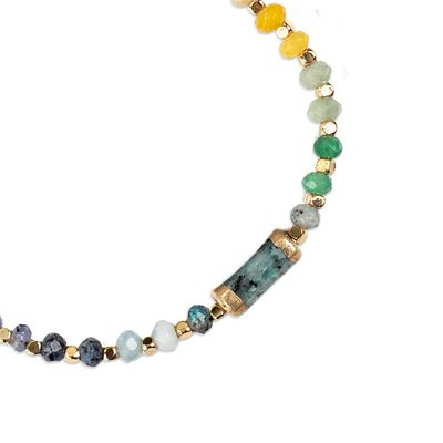 Chakra Glow Bracelet Clarity/Third Eye/Gold