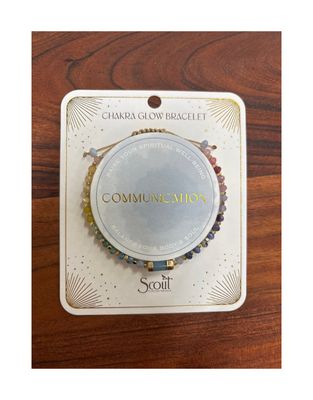 Chakra Glow Bracelet Communication/Throat/Gold