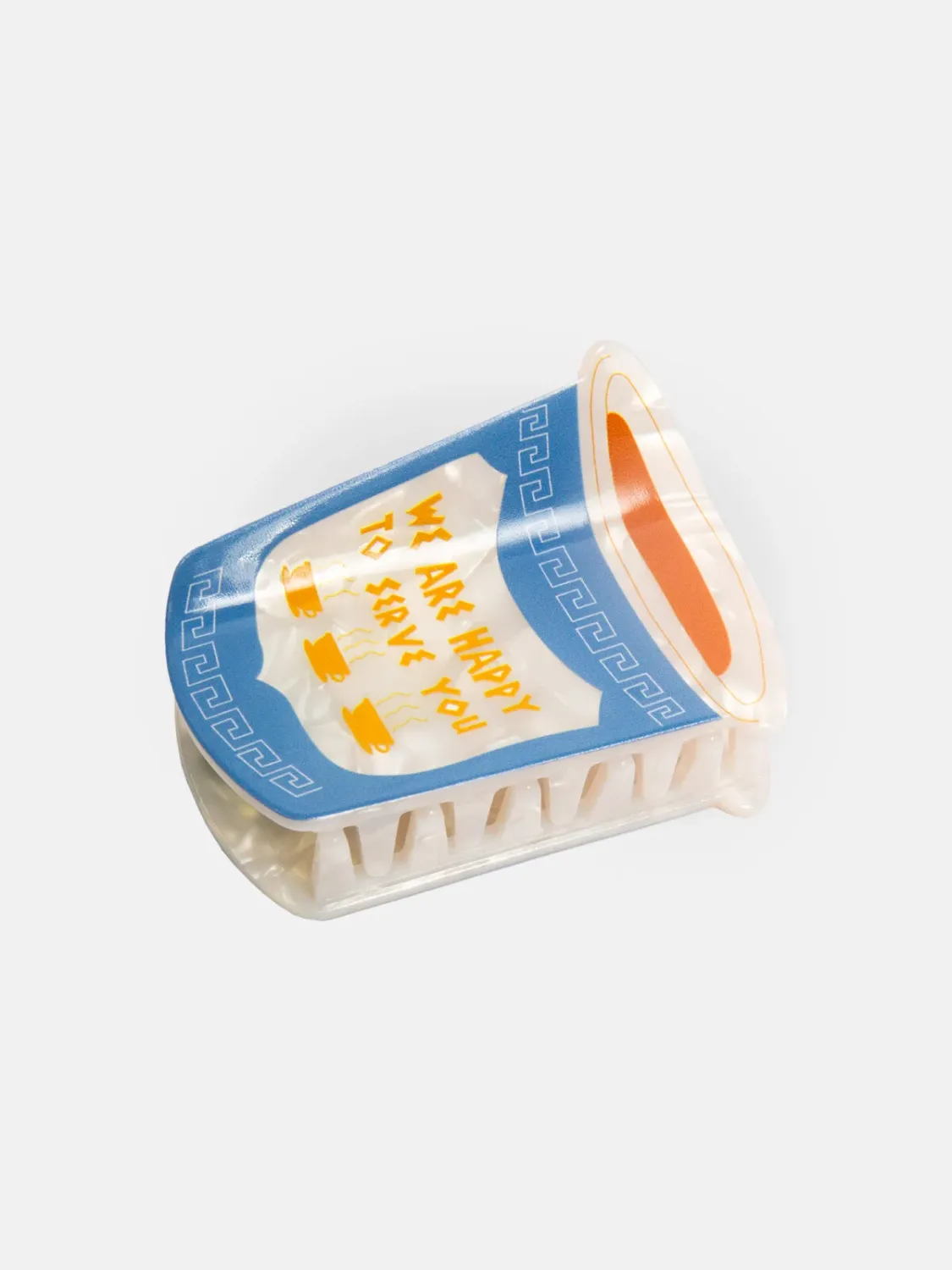 EMS Happy to Serve You Hair Claw