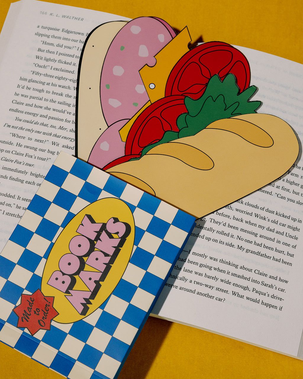 Sandwich Bookmark Set