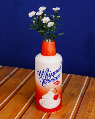 Whipped Cream Ceramic Vase