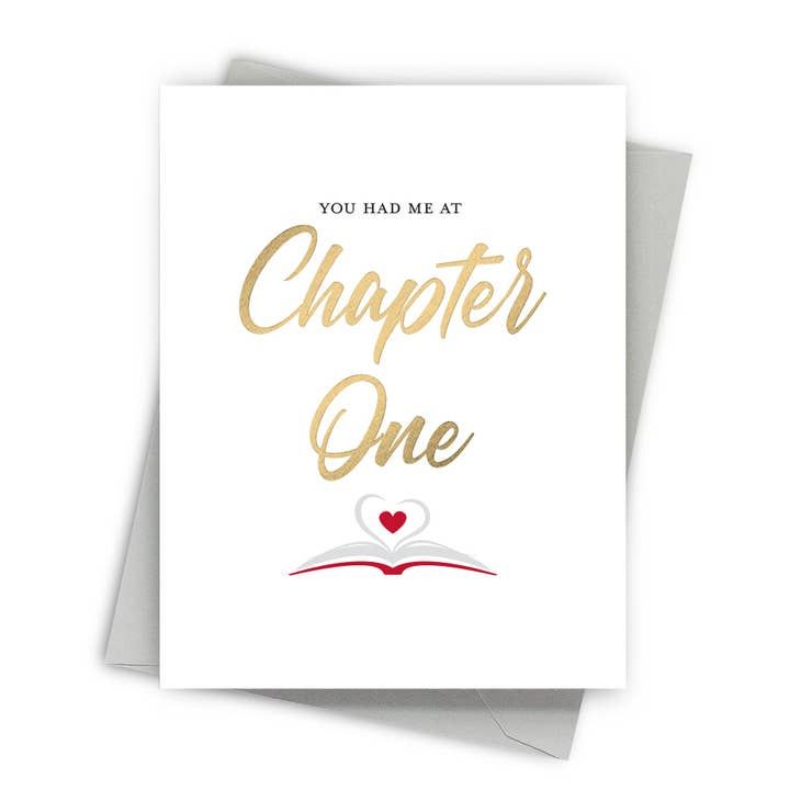 Chapter One - Book Themed Anniversary/Love Card