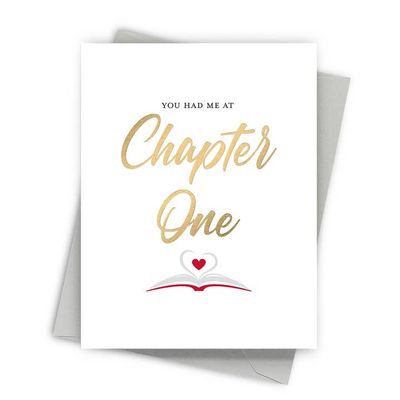 Chapter One - Book Themed Anniversary/Love Card