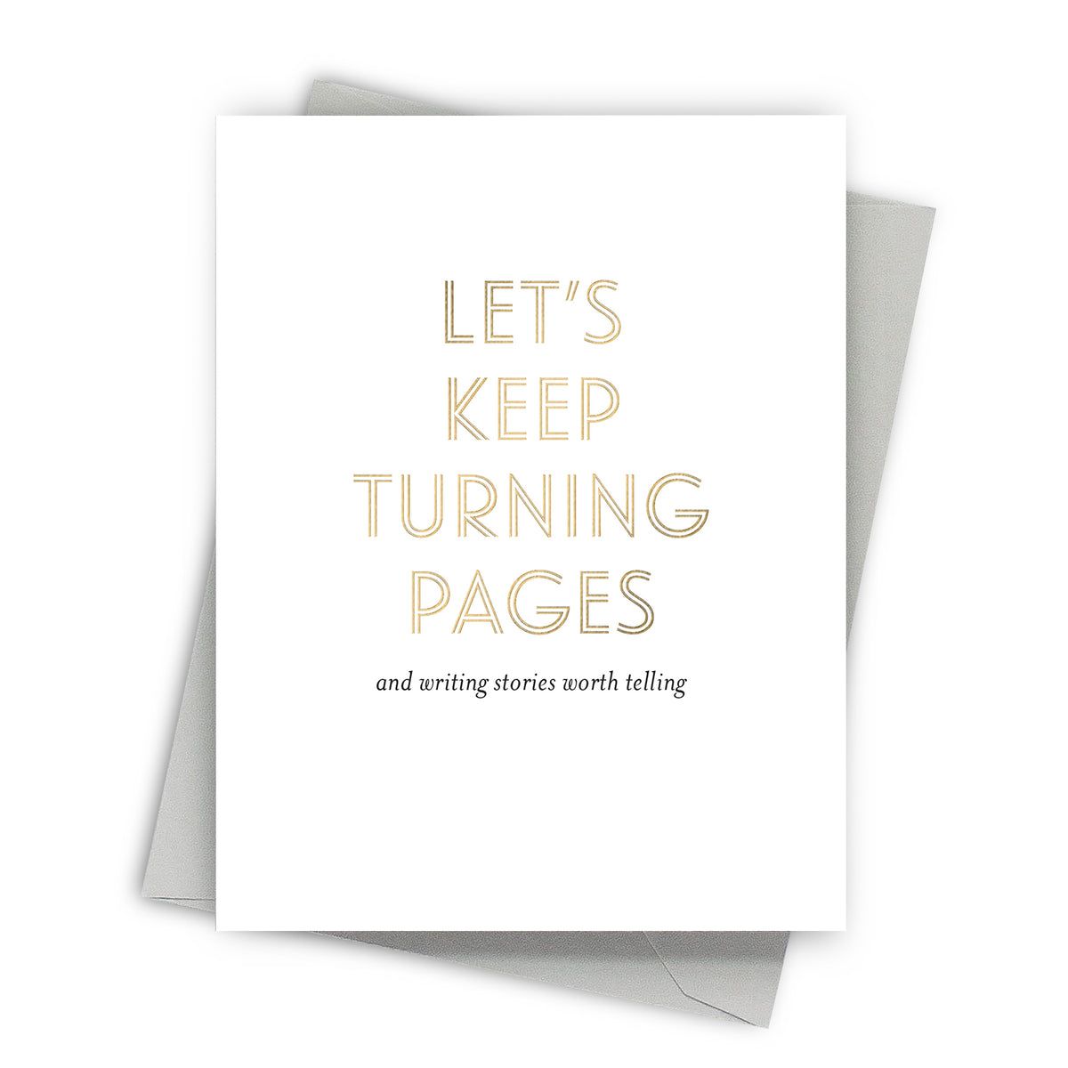 Turning Pages - Literary Themed Anniversary/Love Card