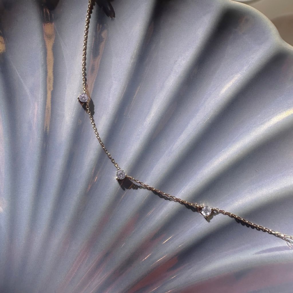Crystal Lilac Necklace