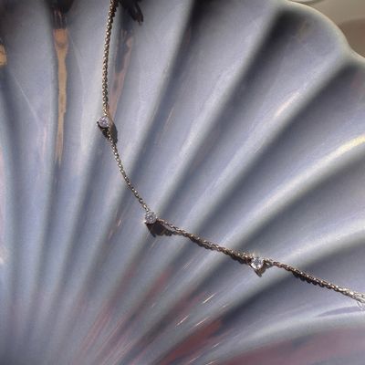Crystal Lilac Necklace