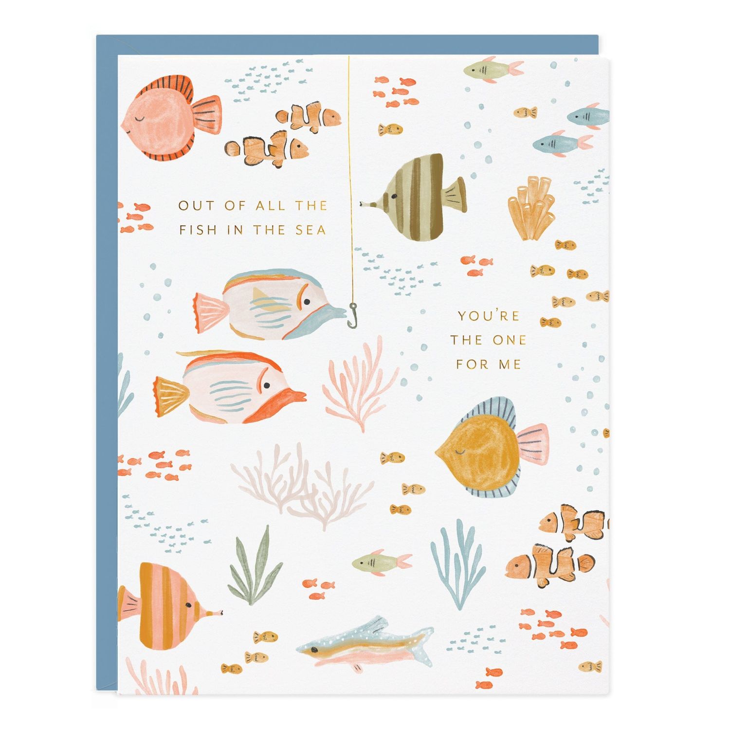 Fish in Sea Card