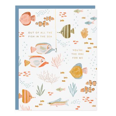Fish in Sea Card