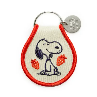 3P4 X Peanuts® - Snoopy Strawberry Patch Keychain