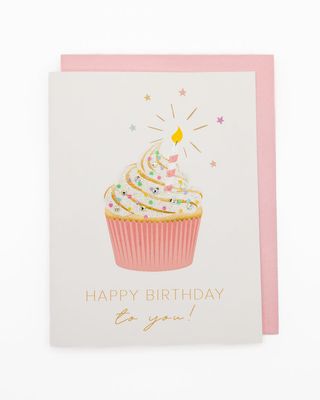 'cupcake Surprise' Birthday Greeting Card