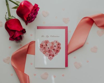 'heart of Roses' Valentine's Day Greeting Card