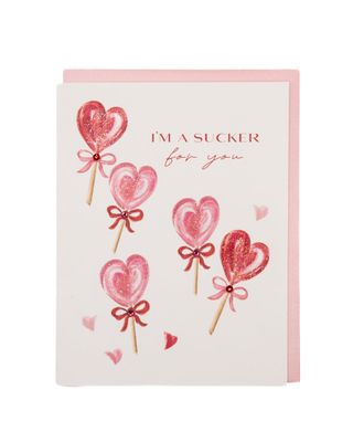 'sucker For You' Valentine's Day Greeting Card