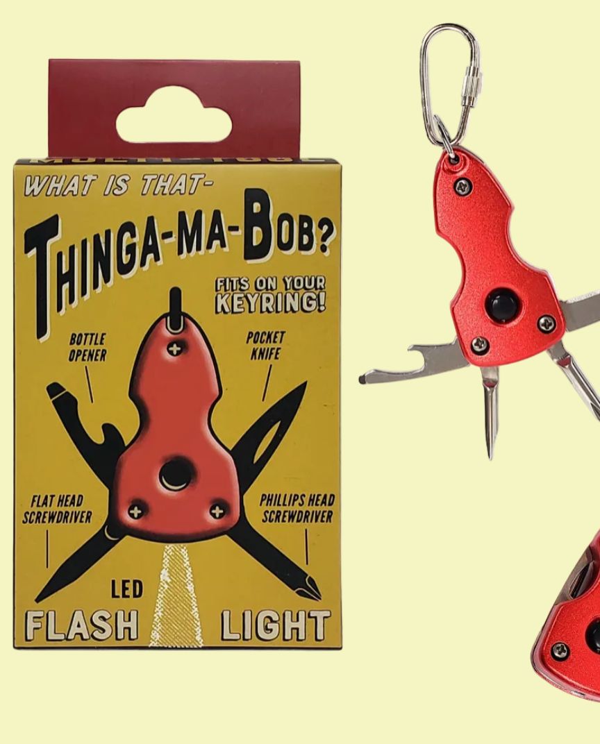 Thinga-Ma-Bob Keychain Multi-Tool w/ Led