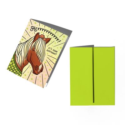 Horse Birthday Card