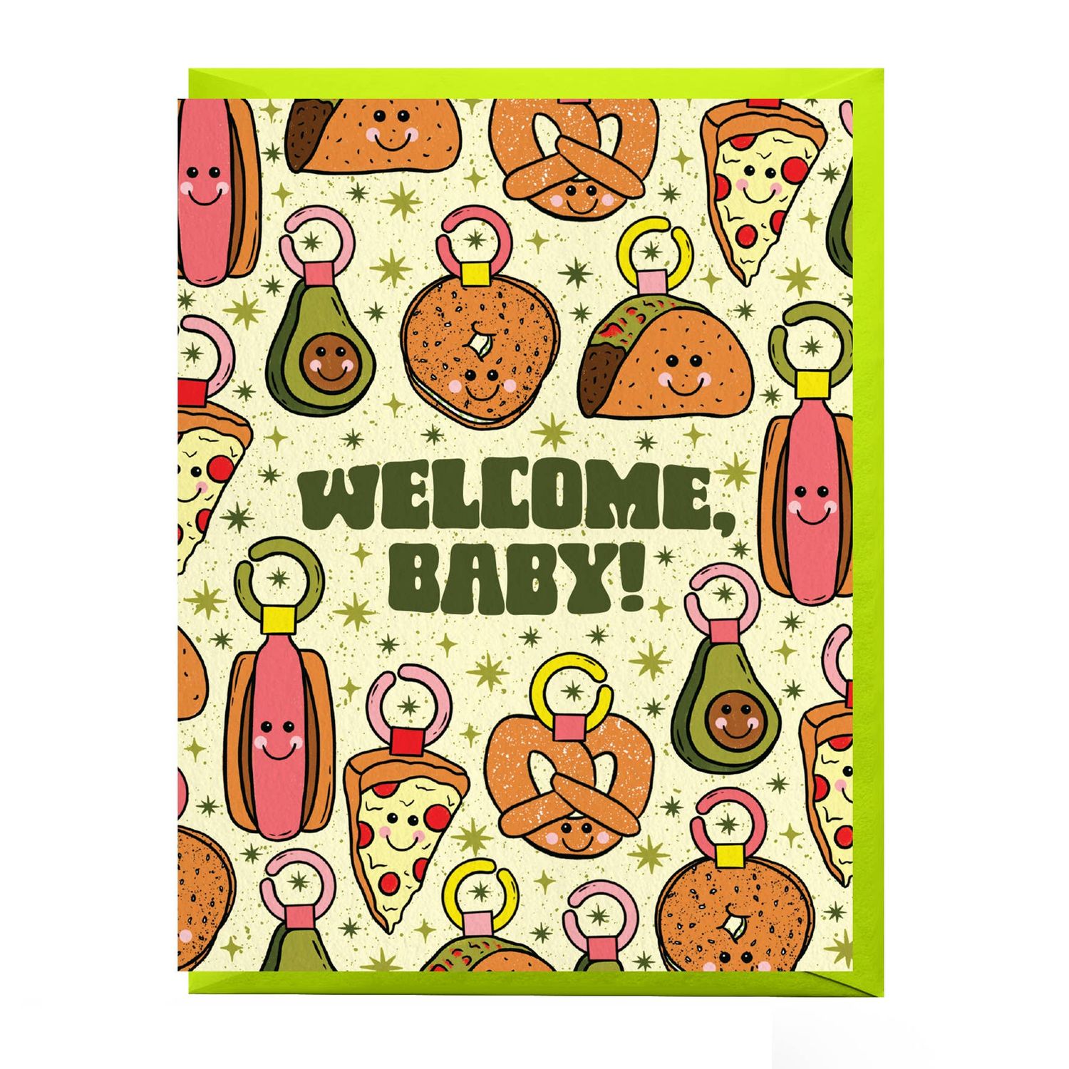 Food Toy Baby Card