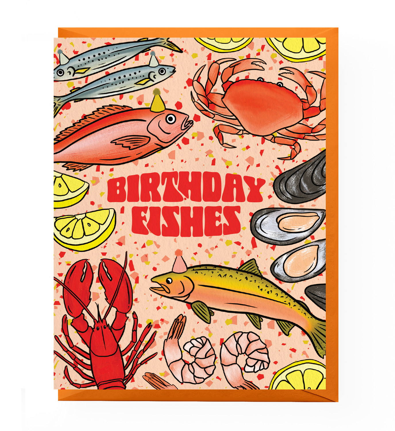 Seafood Birthday Card