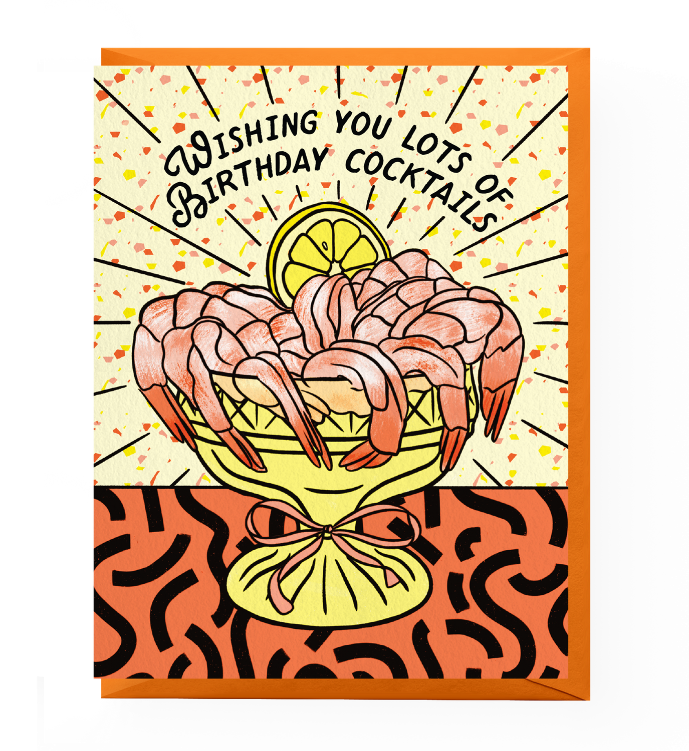 Shrimp Cocktail Birthday Card