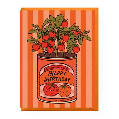 Tomato Birthday Card