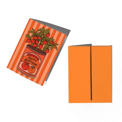 Tomato Birthday Card