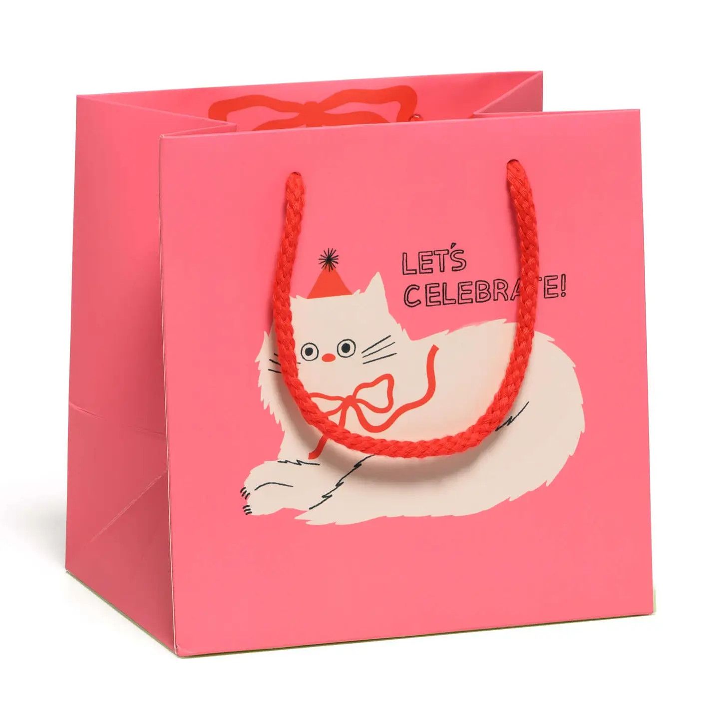 Hannah Bonn Gift Bag, Size: Let's Celebrate Cat Small