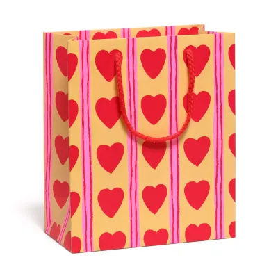 Heart Stripes Medium Gift Bag