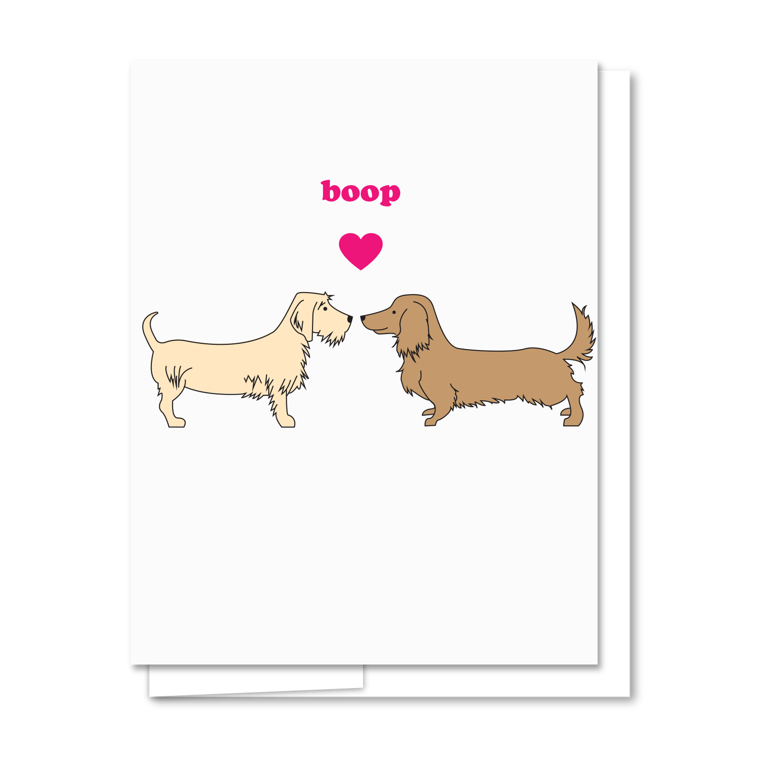Boop - Letterpress Funny Love Card