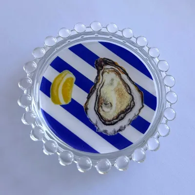 Striped Oyster Trinket Dish