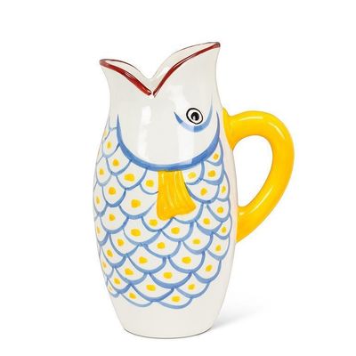 Blue Scale Fish Jug