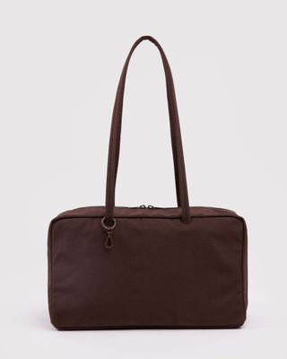 Baggu Medium Nylon Bowler Bag Coffee