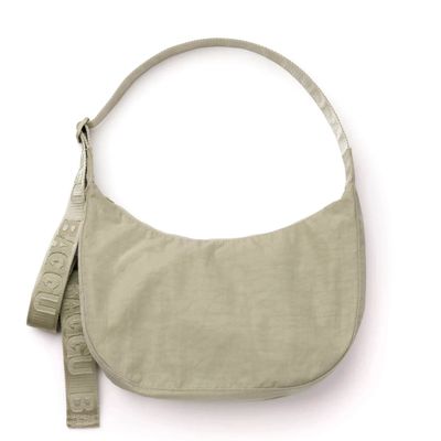 Baggu Medium Nylon Crescent Bag Celadon