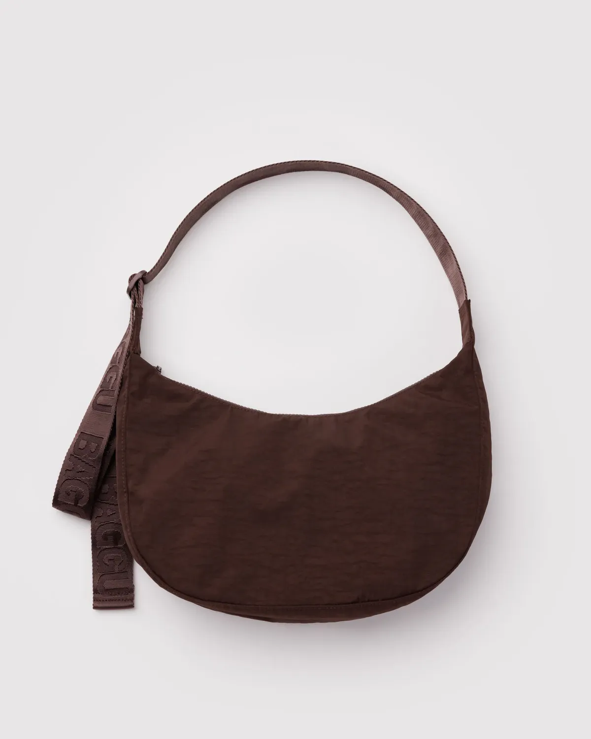 Baggu Medium Nylon Crescent Bag Coffee