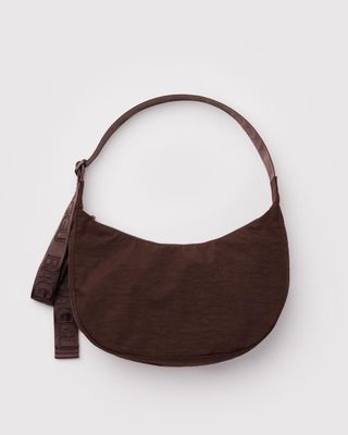 Baggu Medium Nylon Crescent Bag Coffee