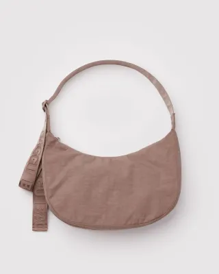 Baggu Medium Nylon Crescent Bag Toasted Almond